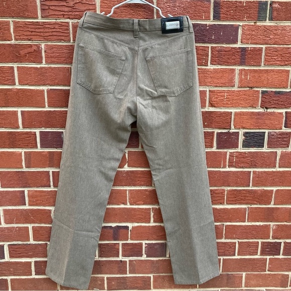 BOSS HUGO BOSS ALABAMA KHAKI TAN JEANS WOOL BLEND FABRIC SIZE 32 - Picture 5 of 9